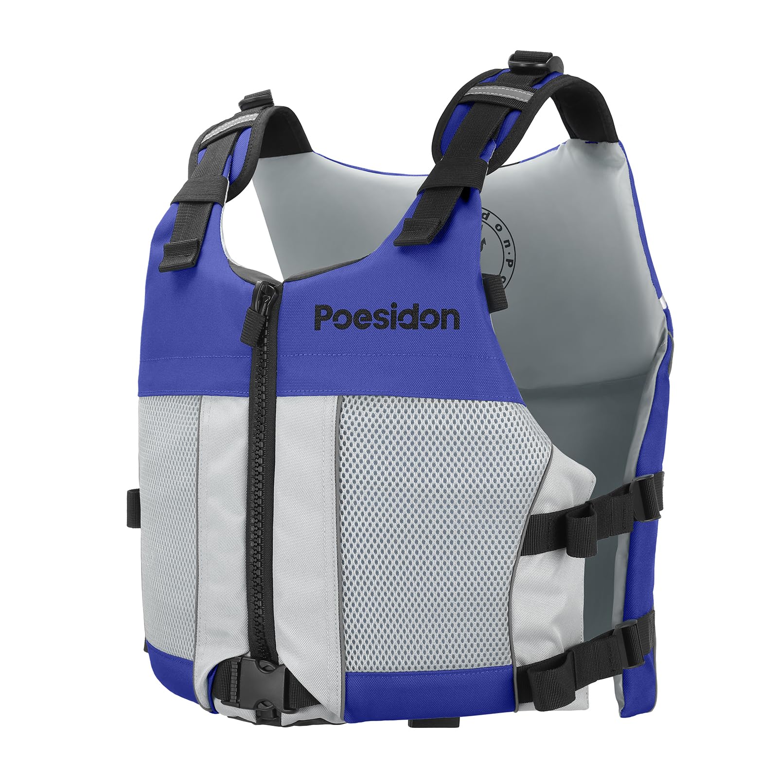 Photo 1 of Poseidon Adjustable Water Safety Life Jacket - Classic Unisex Design with Front/Rear Storage Compartments for Multiple Water Activities