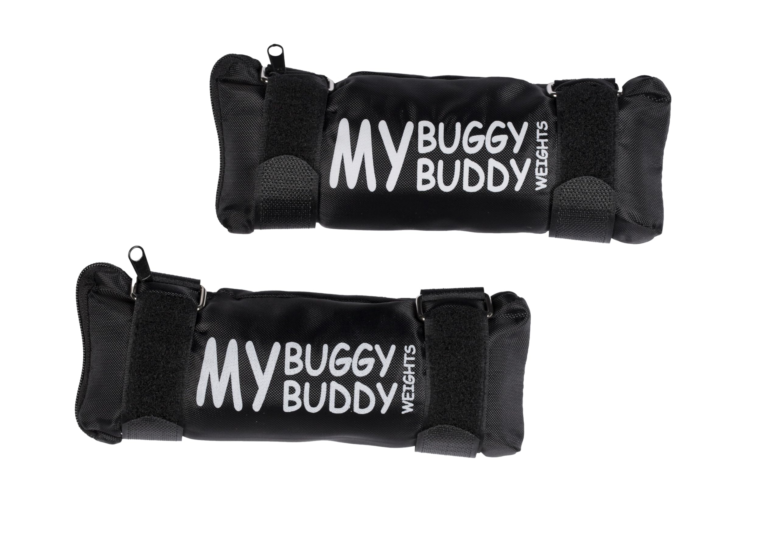 My Buggy Buddy Weights, Pram Weights, Pushchair Accessories, Anti Tip Pram Weights, 1.5kg Total, Black