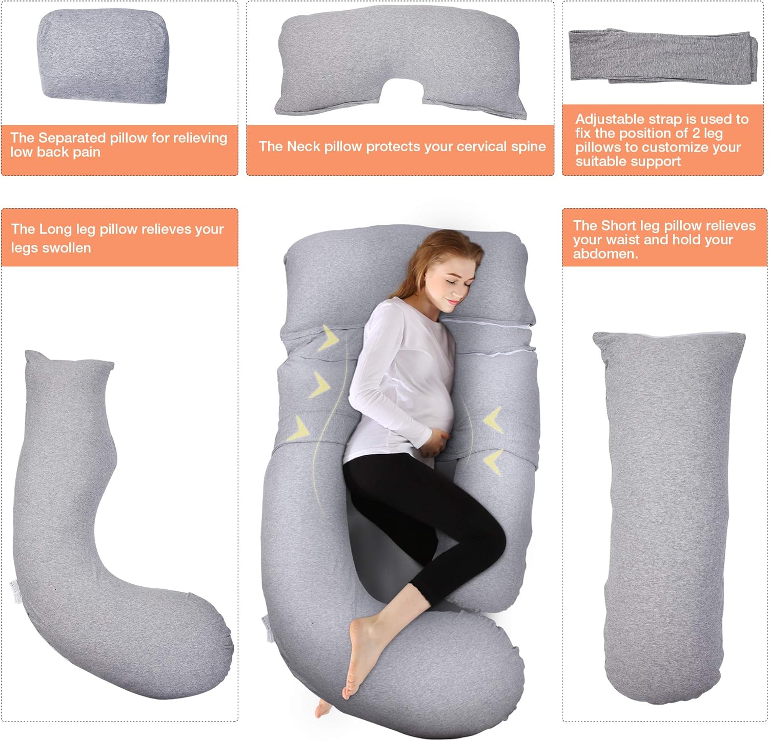 pregnancy pillow dimensions