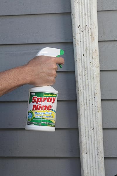 SPRAY NINE 26801 HEAVY DUTY CLEANER, DEGREASER & DISINFECTANT FOR HOME, YARD EQUIPMENT, AUTOMOTIVE & MORE – REFILL FOR SPRAY BOTTLE 1 GALLON (PACK OF 1)