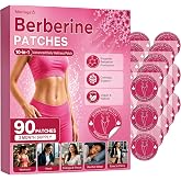 GLPLUS-1 Patches,Berberine Patches for Women &amp; Men, Moringa Berberine Patch | 10-in-1 Nano Patch, 8-Hour Long-Lasting Formula Support 90pcs