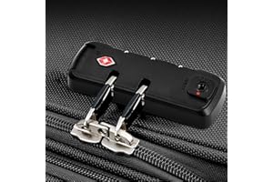 TSA Suitcase Lock with Combination Code, 3 Digit Combination Lock for Air Travel, TSA Approved Luggage Locks for Suitcases, B