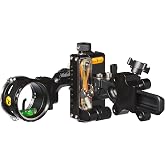 Trophy Ridge React One Pro Dovetail Bow Sight - Accuracy up to 100 Yards, Tool Less Windage and Elevation Adjustability, 2nd/3rd Axis Leveling, Adjustable Click Light
