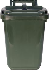 All-Green Kerbside Compost Caddy 23L with Locking Lid Green view 3