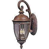 Maxim Knob Hill DC - 10 Inch 3 Light Outdoor Wall Lantern in European Style