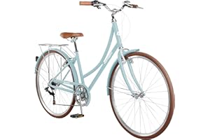 Retrospec Beaumont City Bike 7-Speed Step Through City Bike Commuter Bicycle for Men and Women with High-Tensile Strength Ste