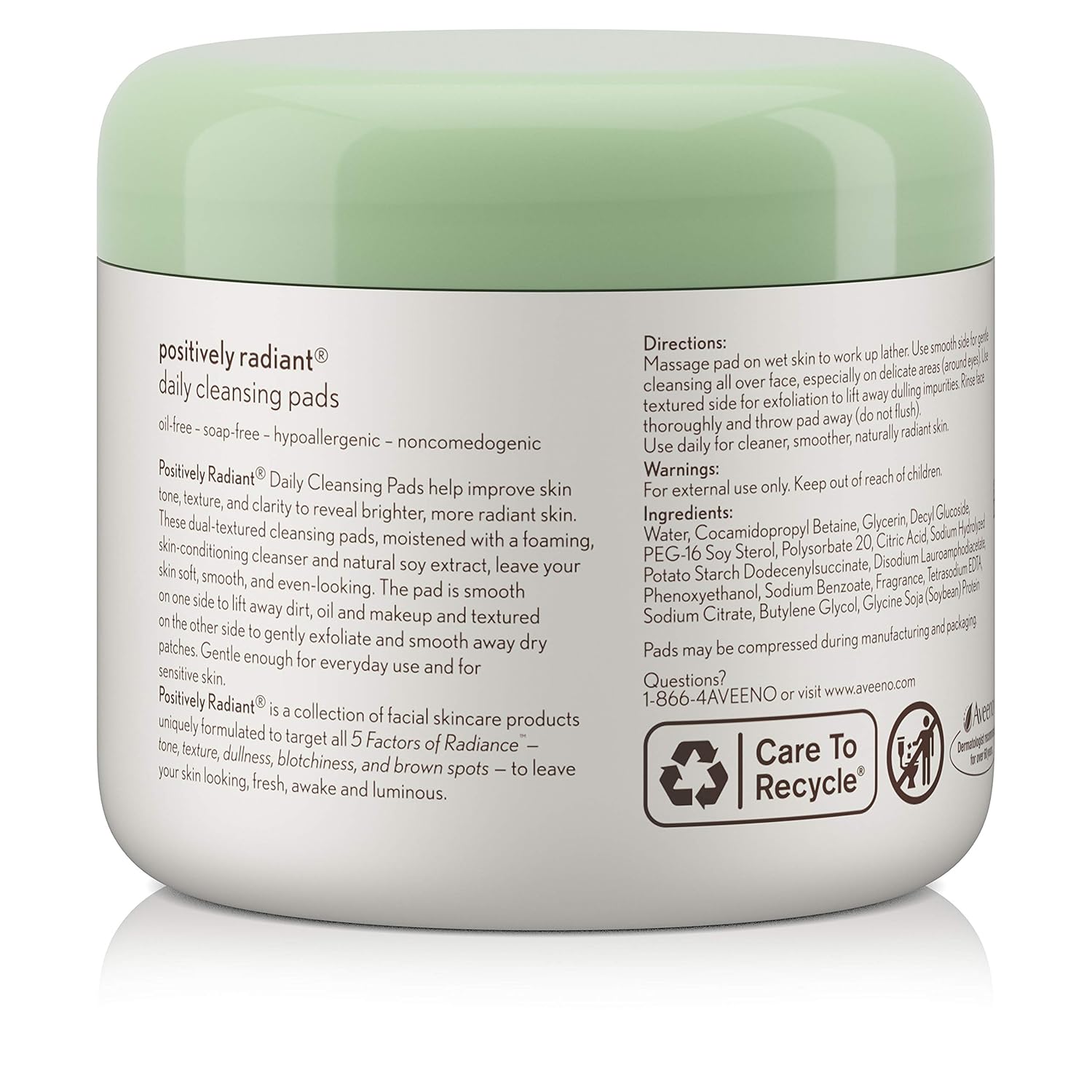 aveeno simply radiant daily cleansing pads