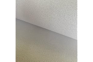 SEWCRANE 28 Count Evenweave Cloth Embroidery Cross Stitch Fabric, White, W29 x L39