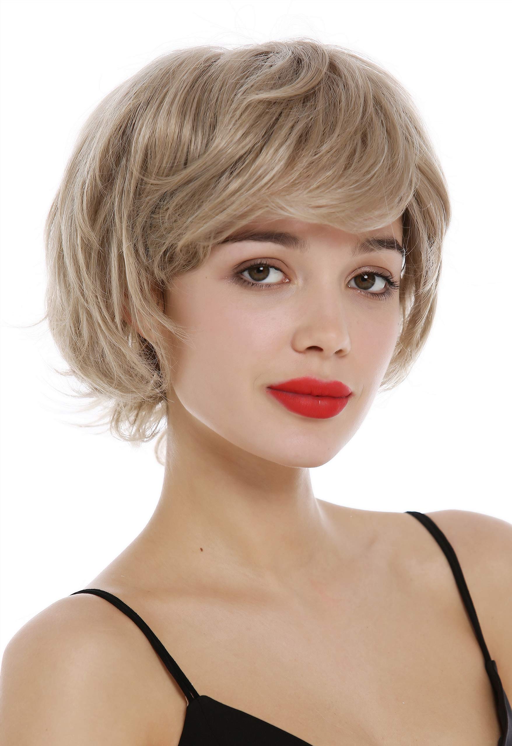 WIG ME UP - YZF-4015-16/26 Lady Wig short frayed and naughty Pixie cut blond with silver strands highlights