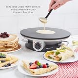 Andrew James Crepe Maker 13 Inch Electric Pancake Griddle 1200W 250°C view 2