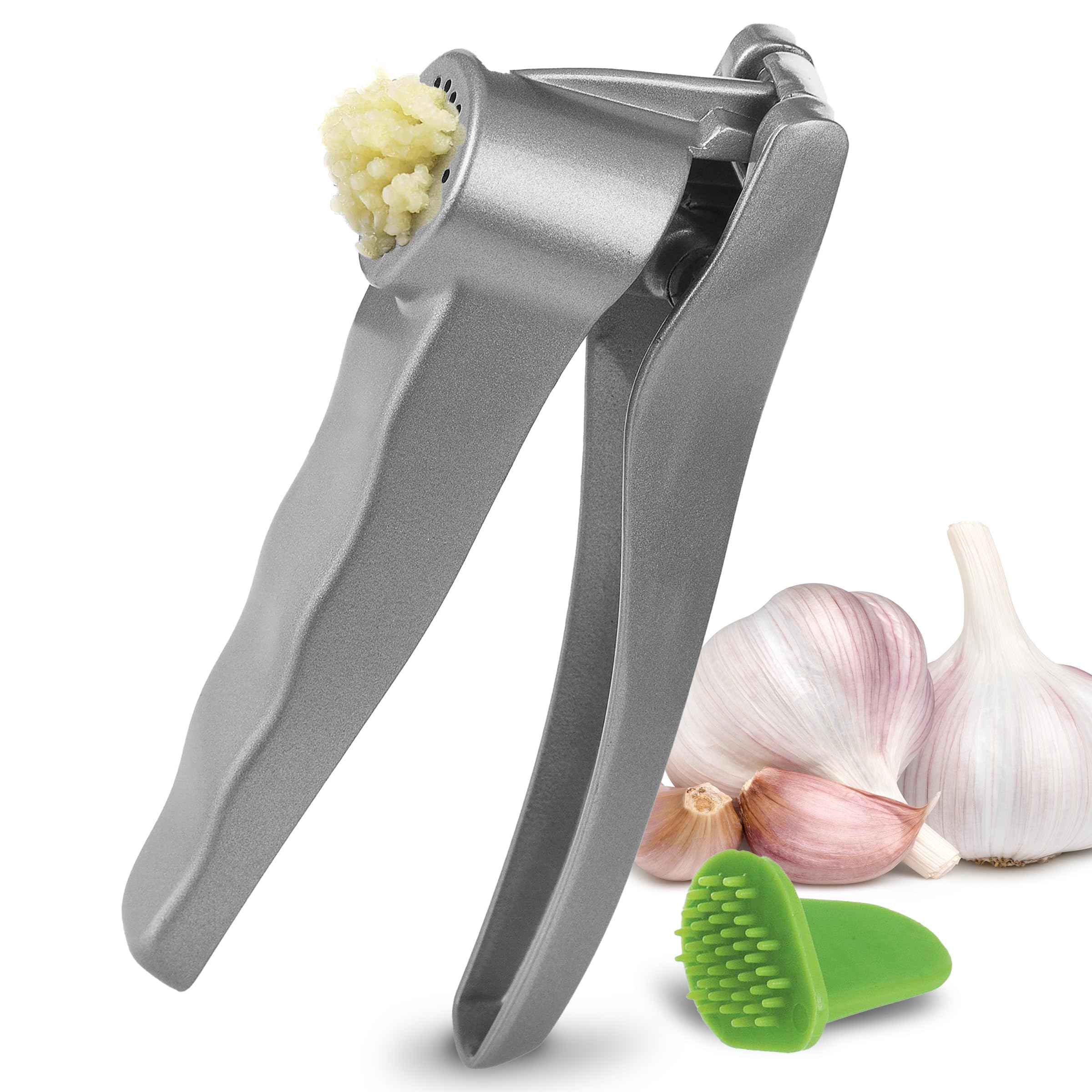 Progressive GIGP-90 Prepworks Garlic Press, Aluminum, Silver