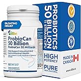 Allbe Probiotics for Men & Womens - 50 Billion CFU with 11 Strains, Lactobacillus, Acidophilus and L. Gasseri - Support Gut H