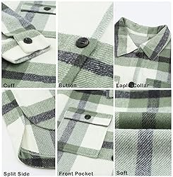 BTFBM Women's Long Sleeve Button Down Jackets Plaid
