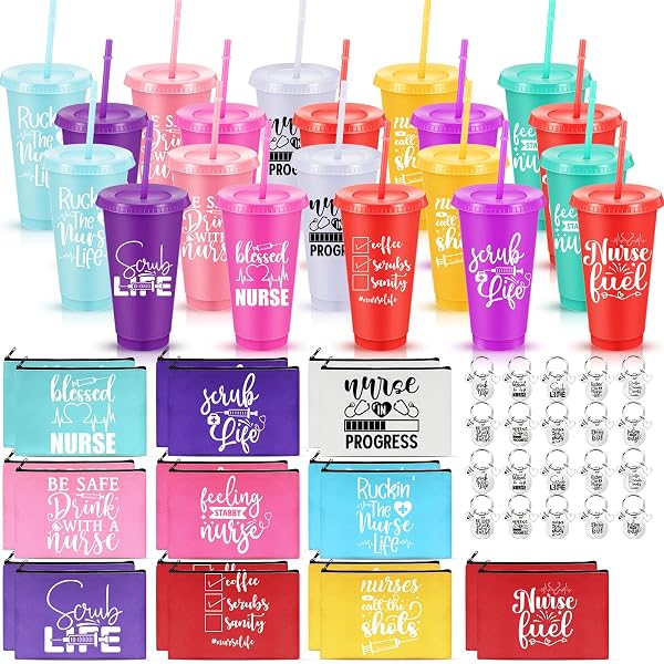 TEENYYOU 90 PCS CNA WEEK GIFTS BULK 2026-24OZ...