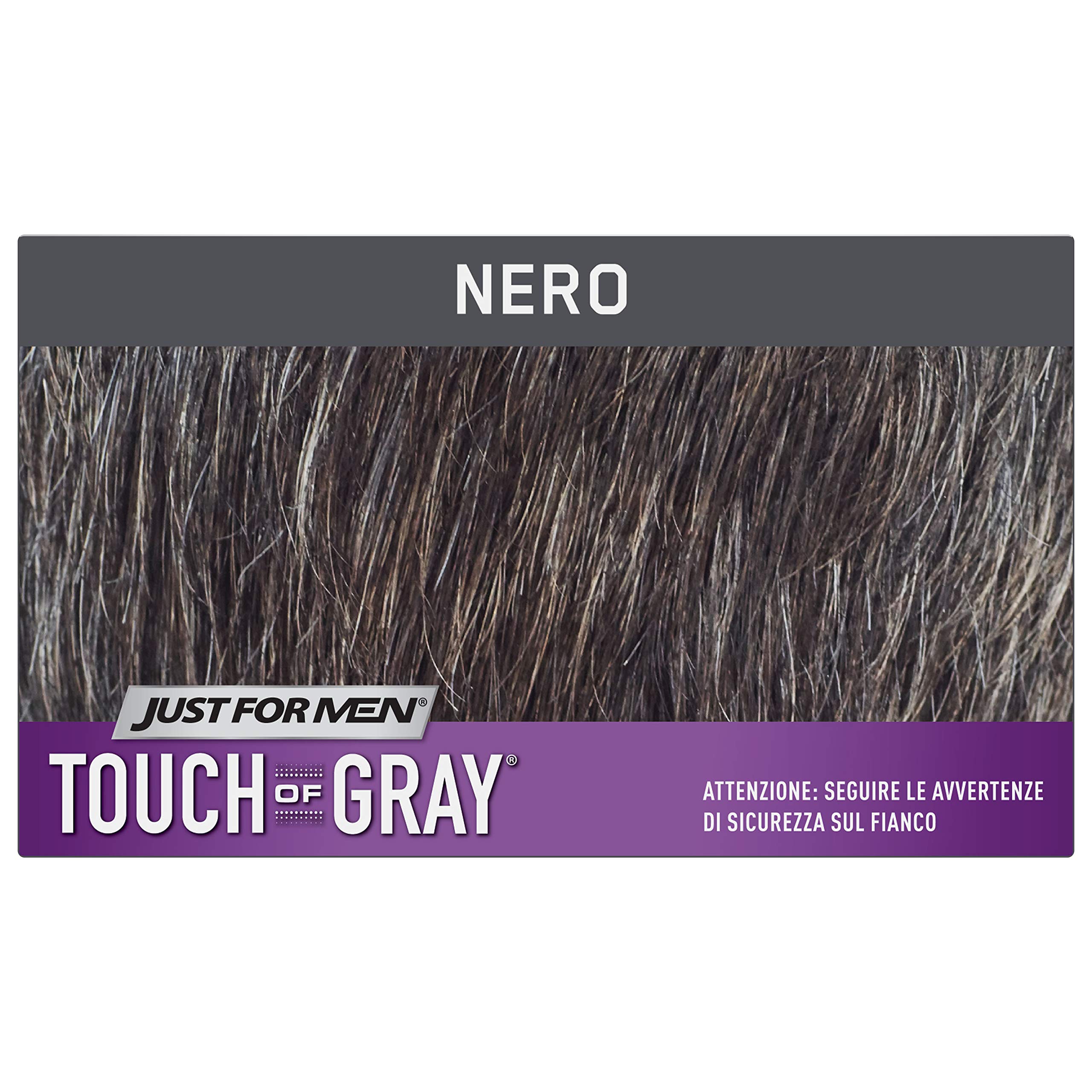 Just For Men Touch Of Grey Hair Colour Black Grey T55 40g