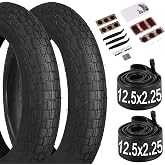 yeesport 12 1/2 x 2 1/4 Tire, 2 Pack 12.5" Kid Bike Tire &amp; 12.5x2.25 Inner Tubes, 12.5" Heavy Duty Bike Tubes Schrader Valve,12 &frac12;X2 &frac14; Electric Scooter Tires MTB Tires