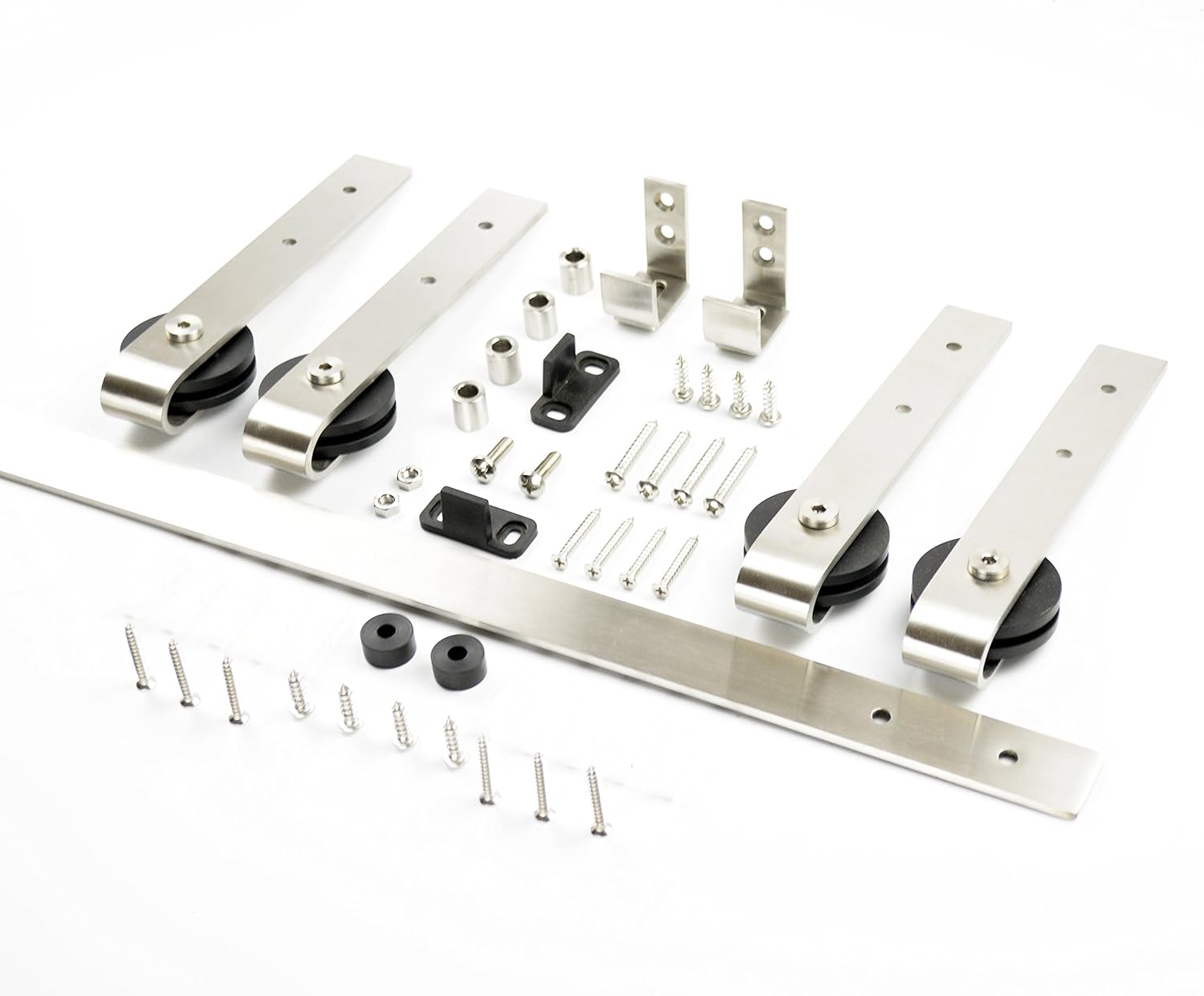 DIYHD CBSS 60 Mini Small Strap Roller Sliding Barn Door Hardware For