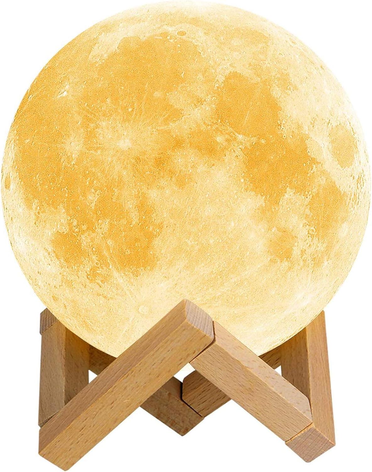 hokeki moon lamp 3d print led moon light lamp moon light for kids dimmable touch control brightness light for home decoration and gifts for