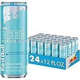 Red Bull Sugarfree Energy Drink, Iced Vanilla Berry, Iced Edition | contains caffeine, taurine, B-vitamins, sweeteners, and water, 12 fl oz, pack of 24 cans