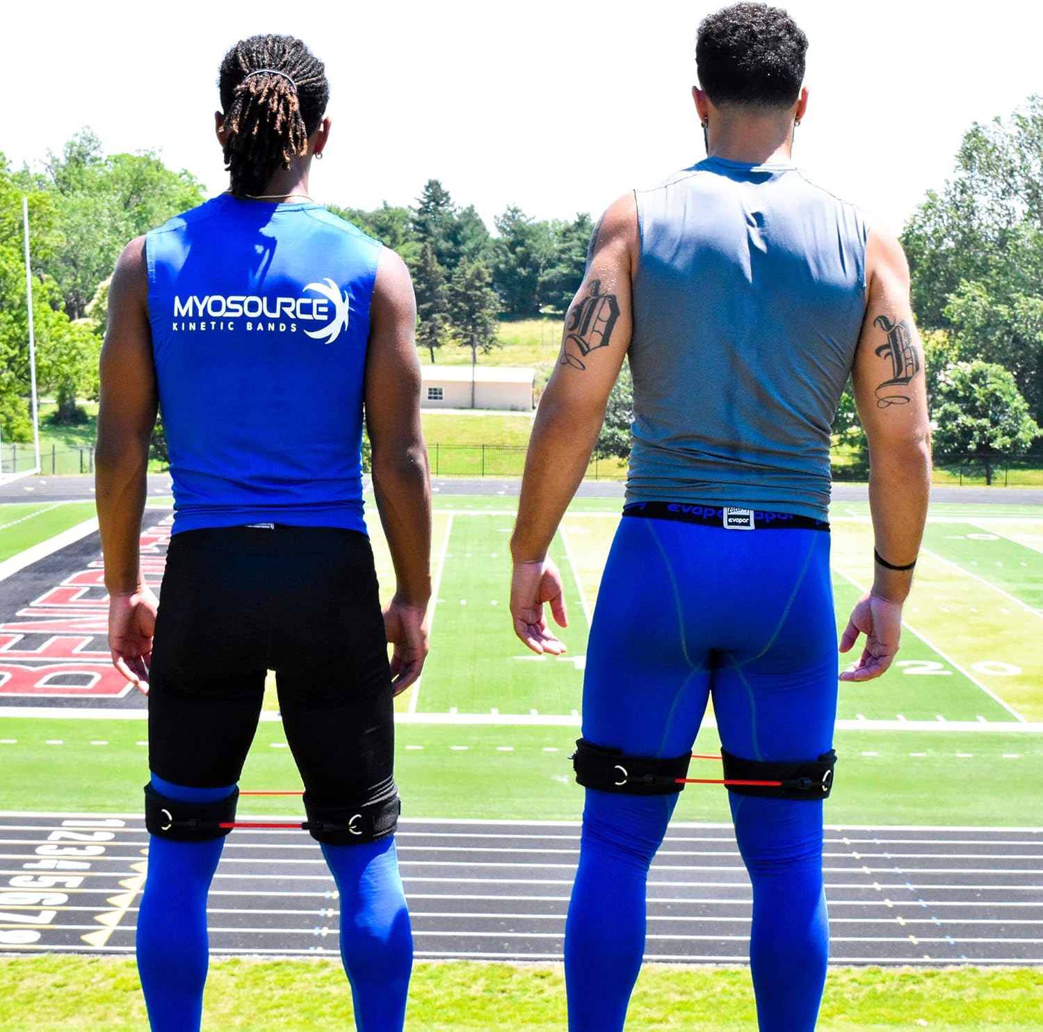 Kinetic Bands | Speed Leg Resistance Bands with Speed and Agility Digital Training Program, Workout Guides, Athletic Stretching Strap | Choose from 3 Levels (Level 3 – Advanced Athletes): Sports & Outdoors