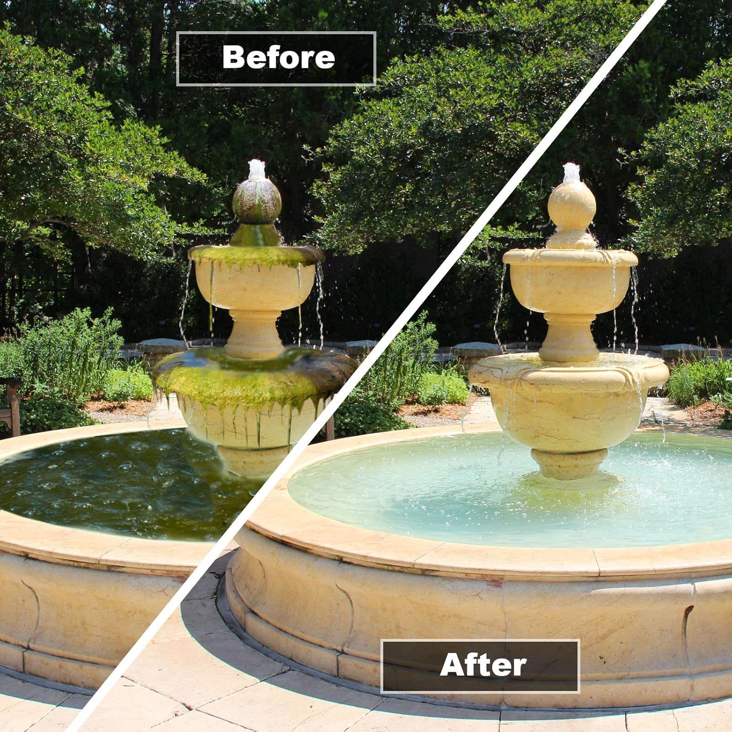 HYDRA Fountain Clear Best Water Feature Cleaning Fountain Cleaner