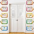 10 Pieces Classroom Rules Posters Classroom Bulletin Board Decorations Pencil Shape Motivational Porch Sign Set Positive School Banner Rules Expectations Sign for Kindergarten Elementary Middle School