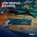 Logitech G G915 X Low-Profile Wired Mechanical Keyboard UK QWERTY Black view 2