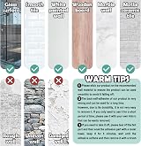 Vuzvuv 8Pk Cork Board Strips Black White Grey Pushpins Clips Self-Adhesive Felt view 6