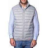 Alpine Swiss Clark Mens Puffer Vest Down Alternative Water Resistant Packable Outerwear Zip Up Pockets Warm Versatile Layer