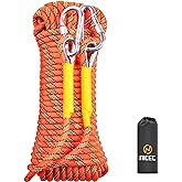 Nice C Climbing Rope, Dynamic Rope, Corde Escalade, Arborist Escape Mountain Rock Rope 10 mm 32ft/64ft/96ft/160ft/230ft/500ft