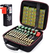 Glamgen BT168 Battery Storage Case with Tester Organizer Holds 126 Batteries view 8