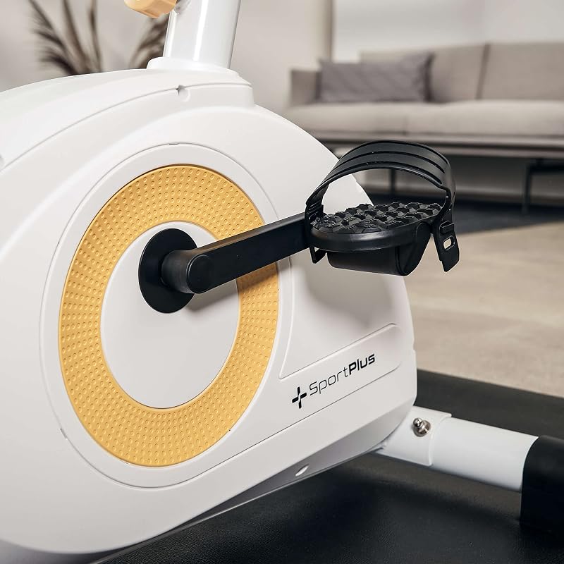 Ergo-Heimtrainer/Hometrainer, SP-HT-9510-W-iE weiß/gelb Bluetooth