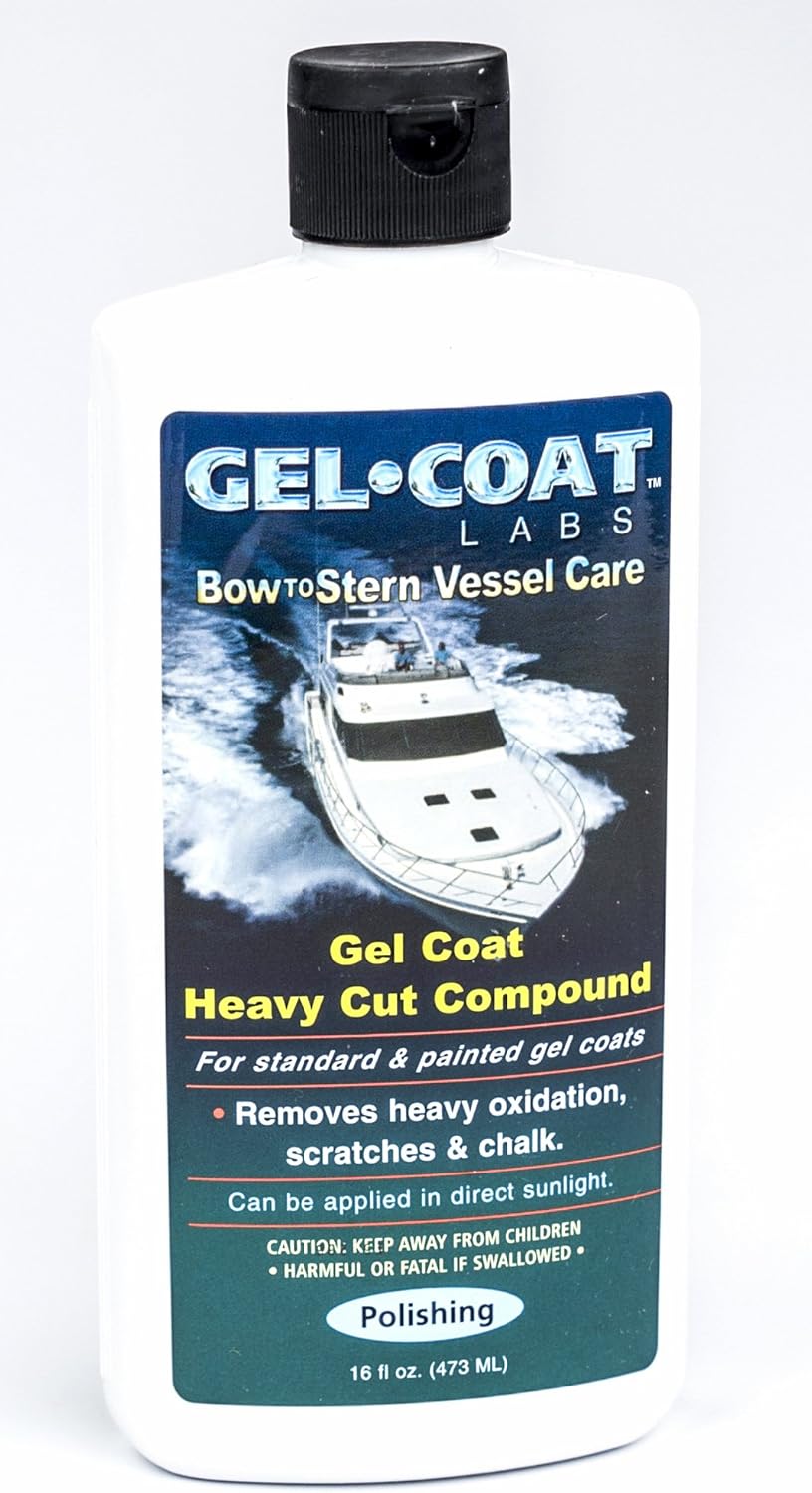 Gel Coat Labs GCL-MHC16 Gel Coat Heavy Cut Compound 16 fl. oz.: Automotive