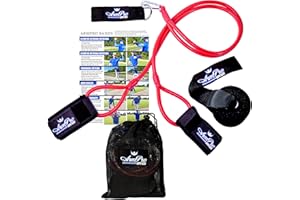 Kinetic Bands Arm Pro Bands Baseball Softball Resistance Training Bands - Arm Strength, Pitching and Conditioning Equipment, Available in 3 Levels (Youth, Advanced, Elite), Anchor Strap, Door Mount