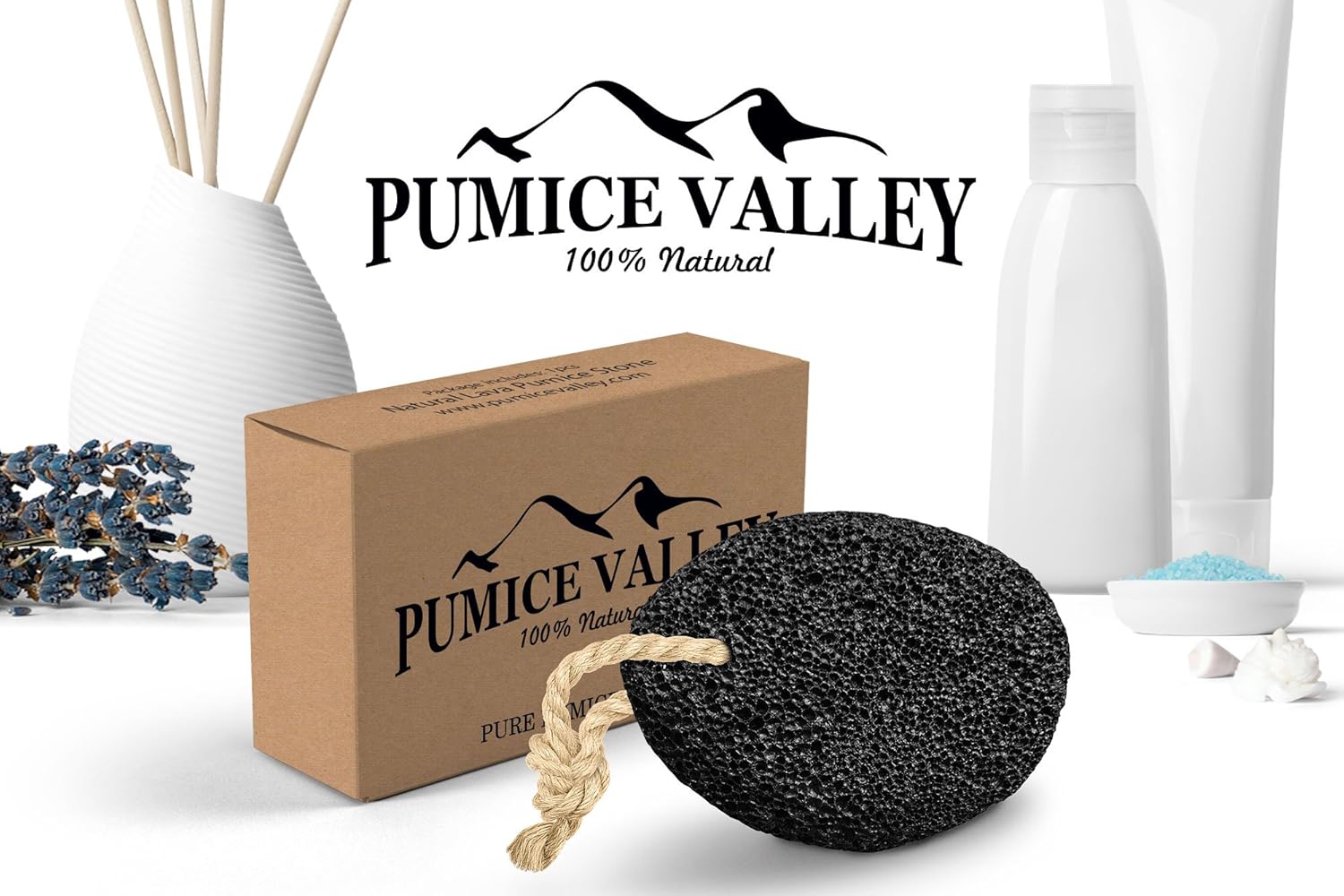 Pumice Stone - Natural Earth Lava Pumice Stone Black - Callus Remover for Feet Heels and Palm - Pedicure Exfoliation Tool - Corn Remover - Dry Dead Skin Scrubber - Health Foot Care: Health & Personal Care