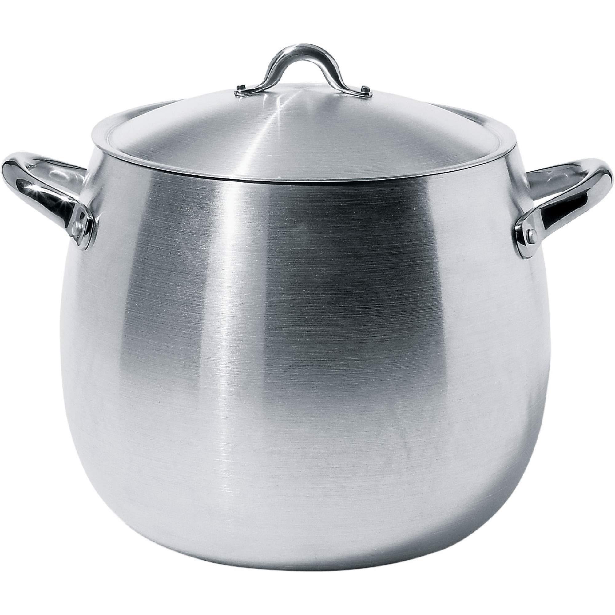 Alessi Mami Pot with Lid, Aluminium, 26 cm (SG100/26AL)