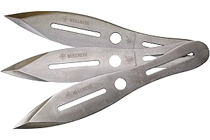 Smith & Wesson SWTK10CP Three 10in Stainless Steel Throwing Knives Set with Nylon Belt Sheath