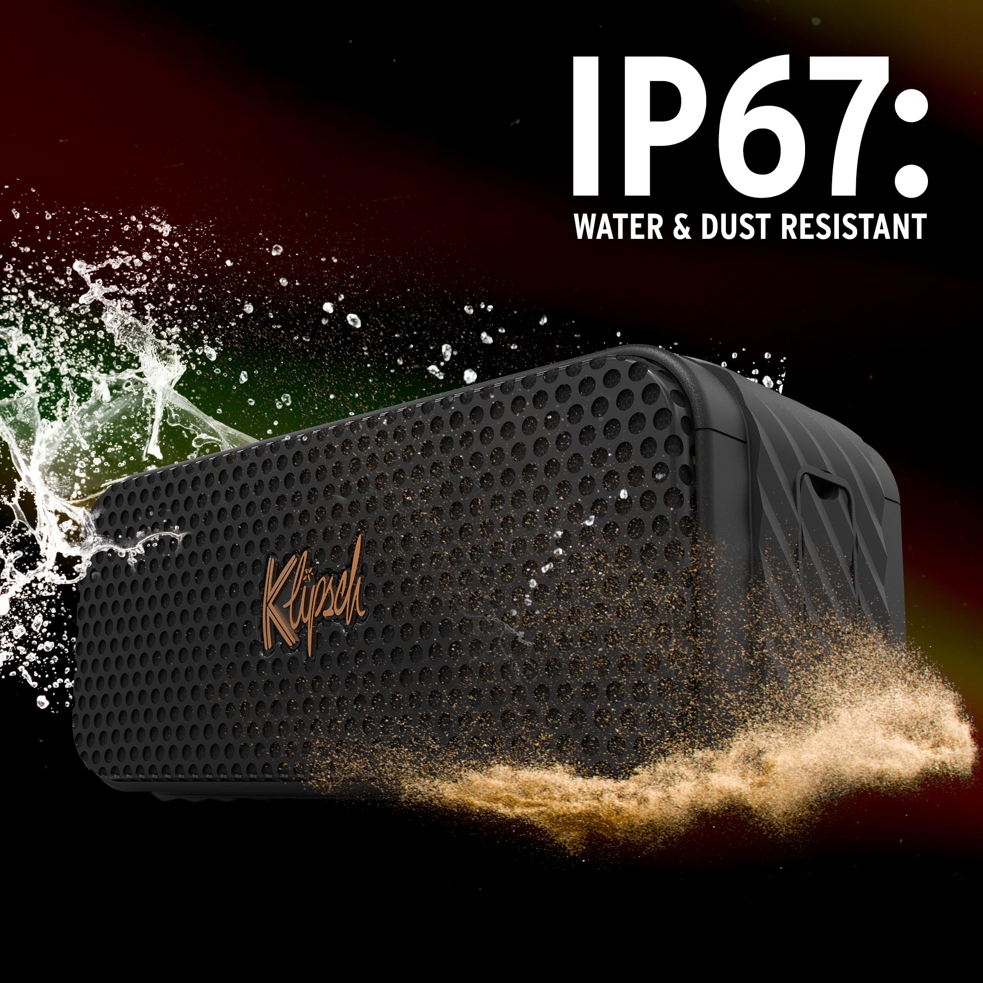 Klipsch Nashville Portable Bluetooth Speaker with a 2.25