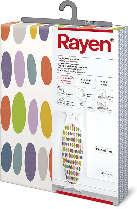 Rayen Funda para Planchar Ajustable 6157.08, Algodón, Multicolor ...