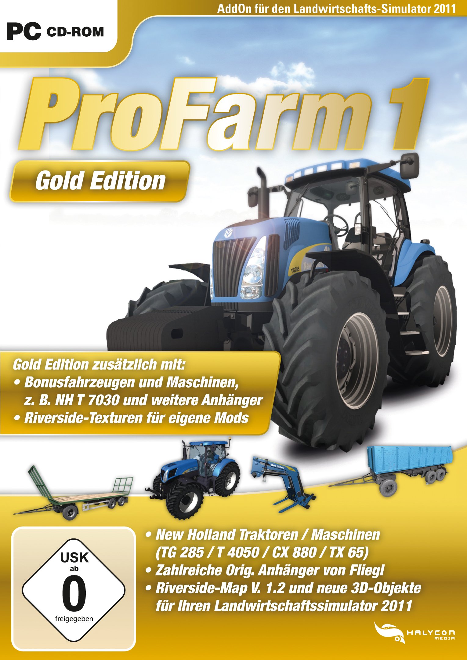 Nbg Pro Farm 1 - Gold (Add-On Für Den Landwirtschafts-Simulator 2011) [Import Allemand]