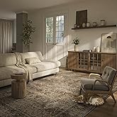 Lahome Vintage 8x10 Washable Brown Rugs for Living Room Bedroom, Boho Dining Room Rugs for Under Table, Soft Non Slip Indoor Throw Carpet for Home Office Playroom (8x10ft,Brown)