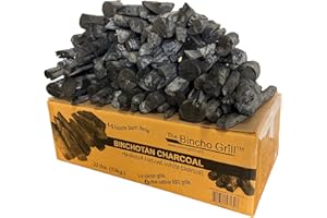 The Bincho Grill Binchotan Charcoal 22lbs. (10kg) High-Grade for Yakitori and Japanese BBQ Grills