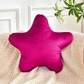 XVTRU Fuchsia Star Throw Pillow, Cute Star Pillow Room Decor, Soft 14.9
