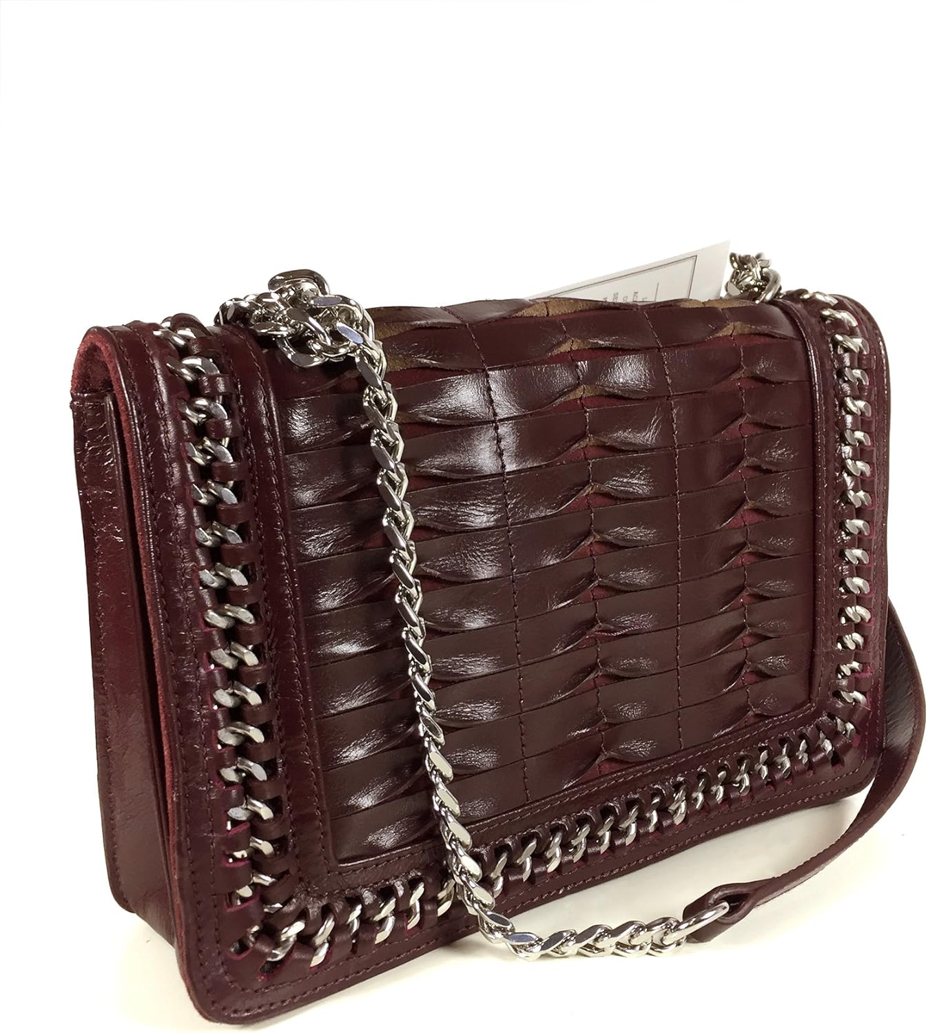 crossbody bag with chain strap zara