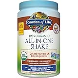 Garden Of Life Raw All-in-One Nutritional Shake, Vanilla Spiced Chai, 907g. Packed with 20 grams of Certified Organic Plant P