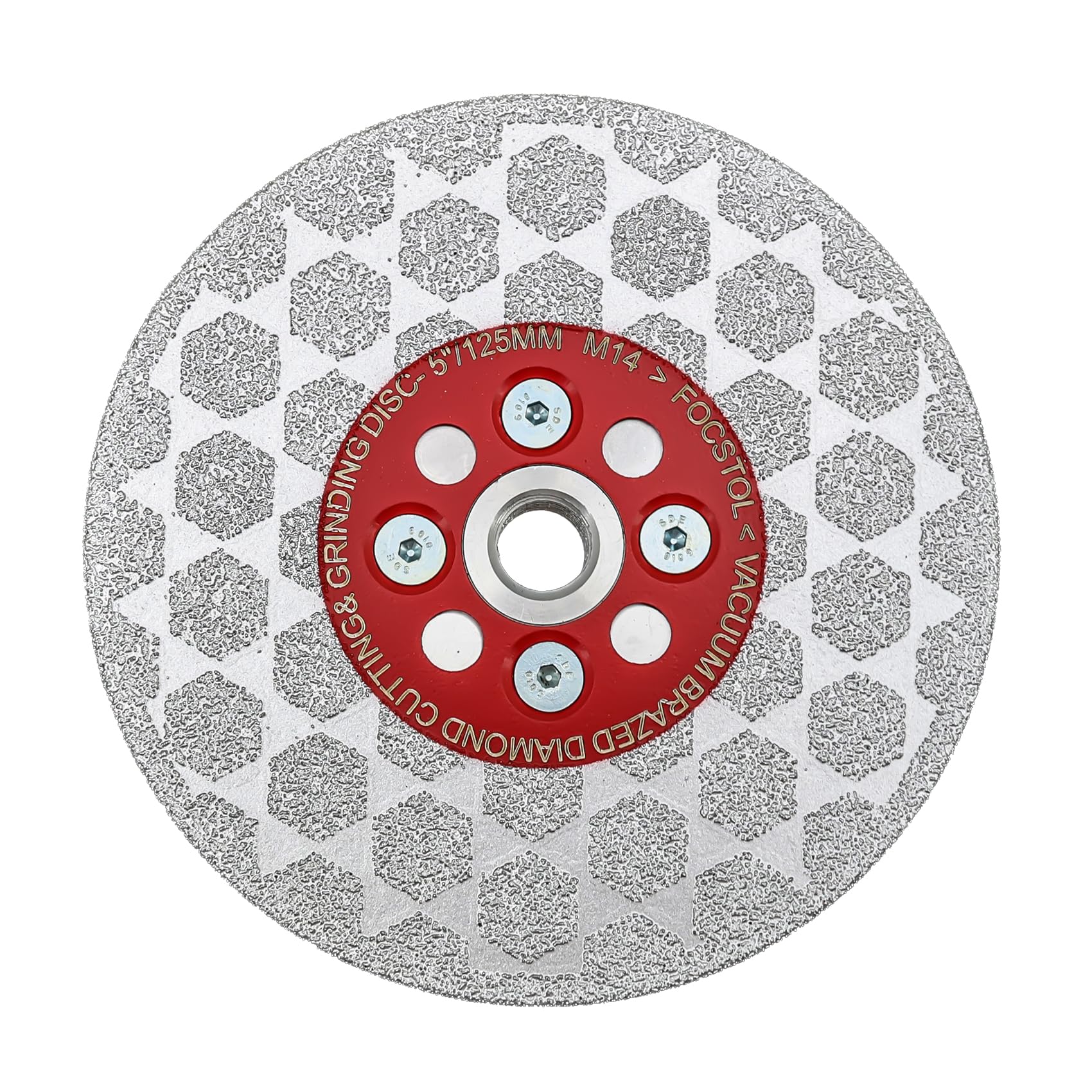 FOCSTOL Diamond Cutting Grinding Disc - 125mm Tile Cutting Blade for Porcelain Ceramic Tile Marble Quartz for Angle Grinder