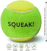 SPORTSPET Mini Squeak Tennis Balls for Dogs Pack of 15 Small Dogs view 3