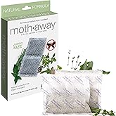 Richards Homewares Moth Away Herbal Non Toxic Natural Repellent, 6-Jumbo Sachets
