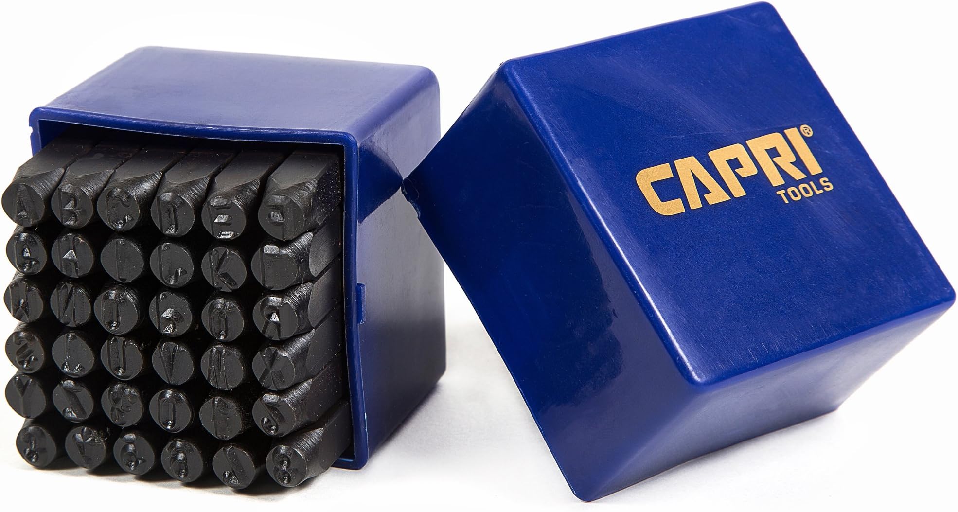 Capri Tools 20015 Letter and Number Metal Stamp Set, 1/4"
