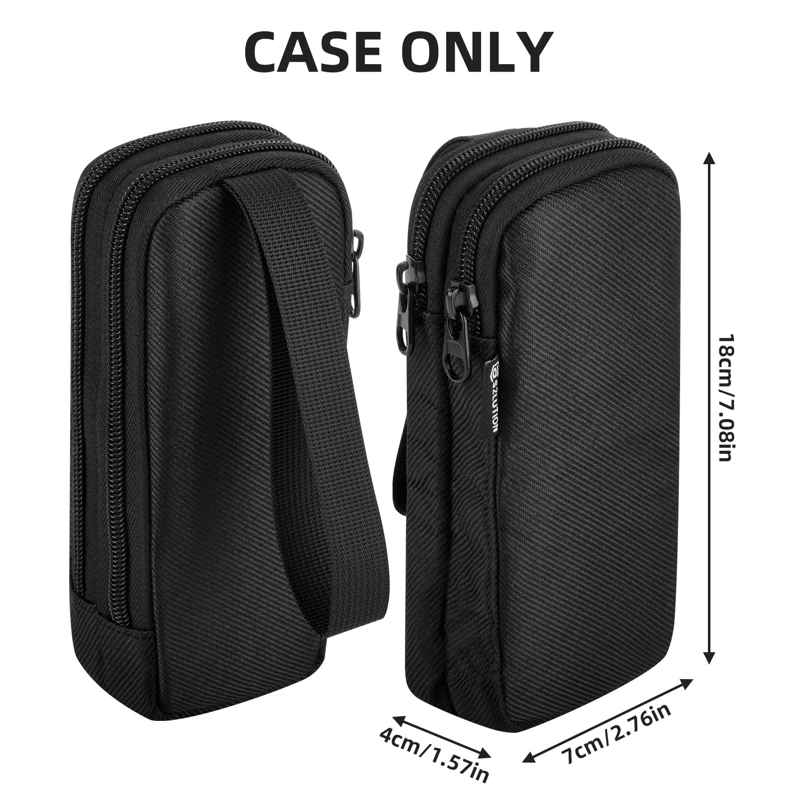 Travel Case for Google Chromecast, Fire TV 4K Ultra HD, Roku Streaming Stick Remote Controller - Portable Storage for Smart TV Accessories (Case Only)